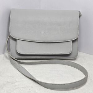Pixie‎ Mood Light Gray Crossbody Bag. Size 10"